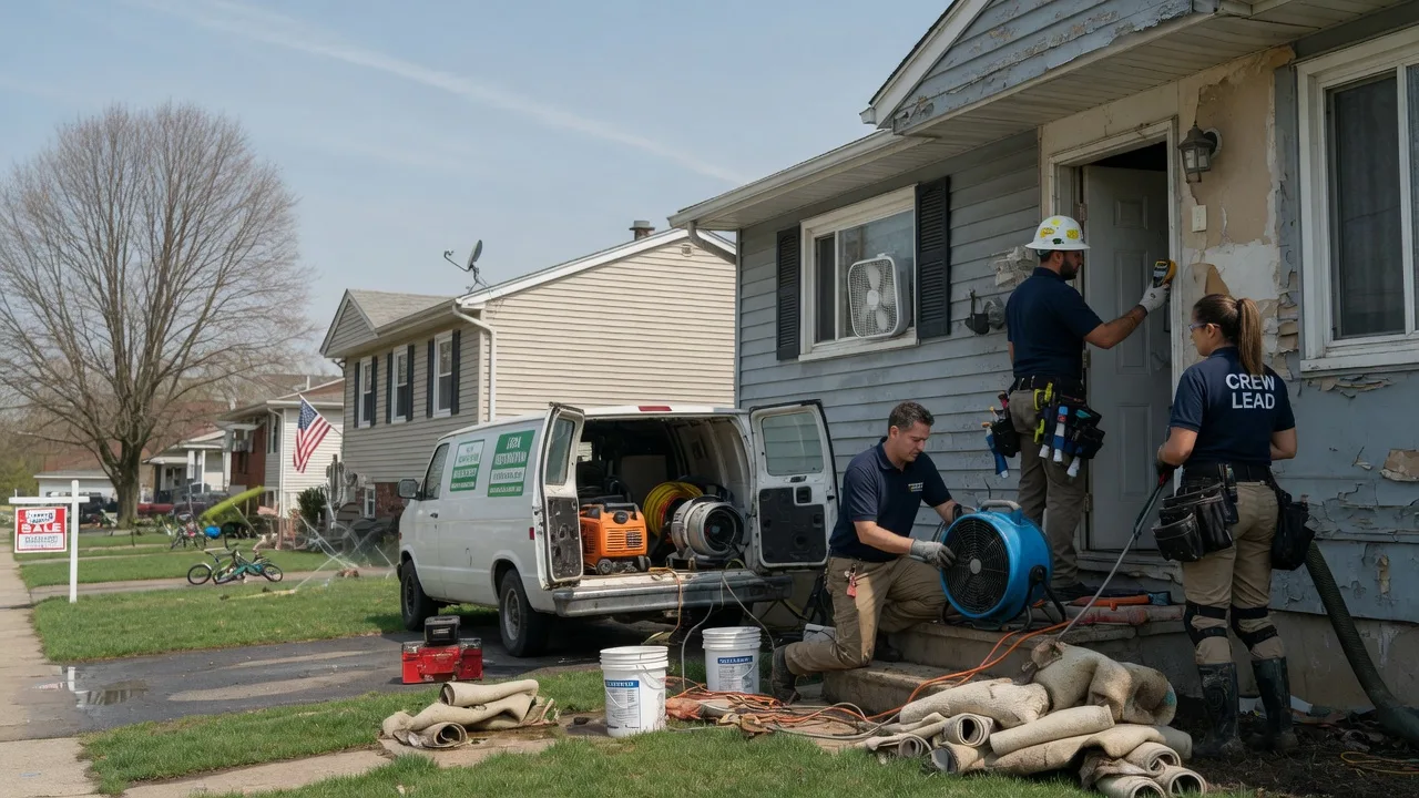 Flood Cleanup in New Berlinville, PA near me